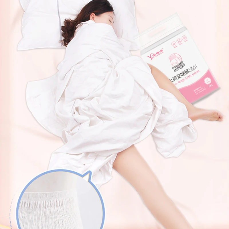 Large Size Menstrual Panties Maternity Sanitary Napkin 140kg Girls Menstruation Physical Pant
