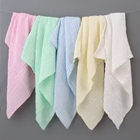 Muslin Baby Blanket Newborn 6 Layers Cotton Gauze Baby Bath Towel New Born Swaddle Wrap Stroller Blanket Lange Bedding Items 1