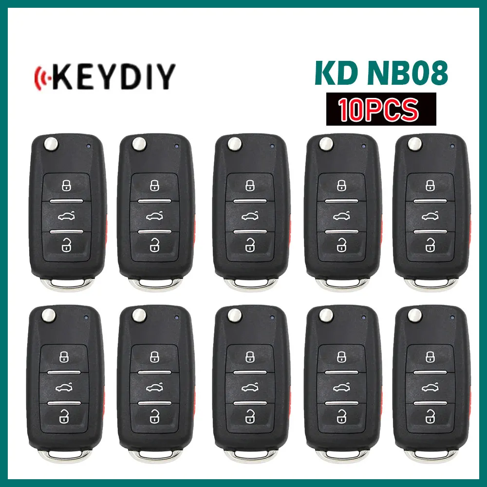 

10pcs KEYDIY NB08 NB Series Universal KD Remote Control KD900/KD-X2/URG200/Mini Programmer Tools for VW Style Car Remote Key