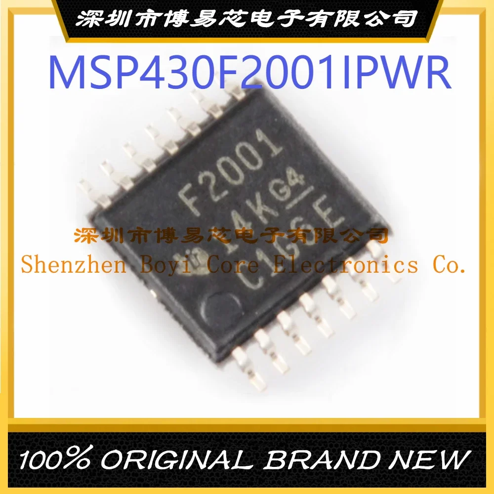 

MSP430F2001IPWR package TSSOP-14 new original genuine microcontroller IC chip