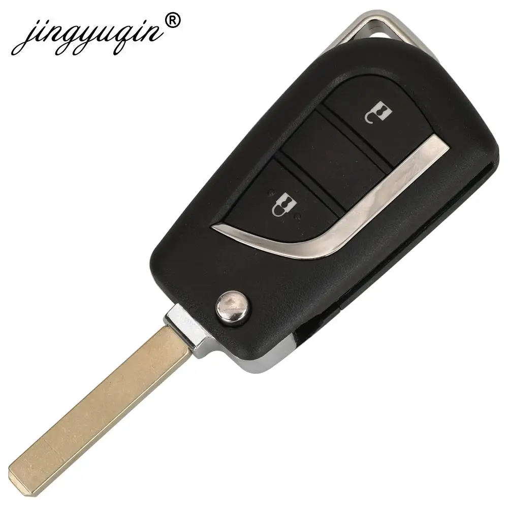 Kit Riparazione Telecomando Chiave Toyota Aygo – 2 Pulsanti Con Batteria