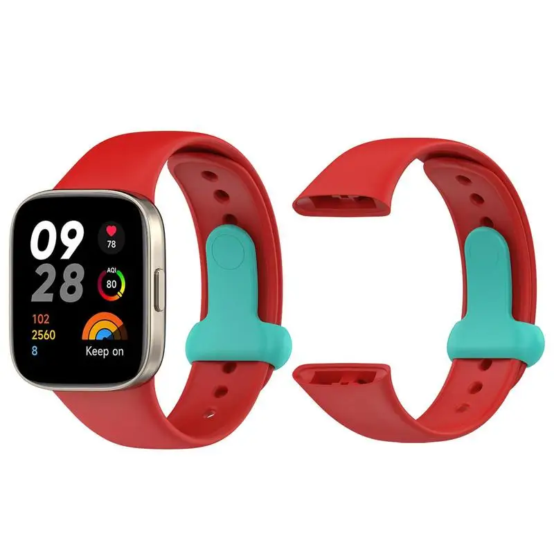 

Watch Band Compatible With Redmi Watch 3/Redmi Watch Lite 3 Strap Replacement Silicone Band Buckle Strap For Redmi Watches