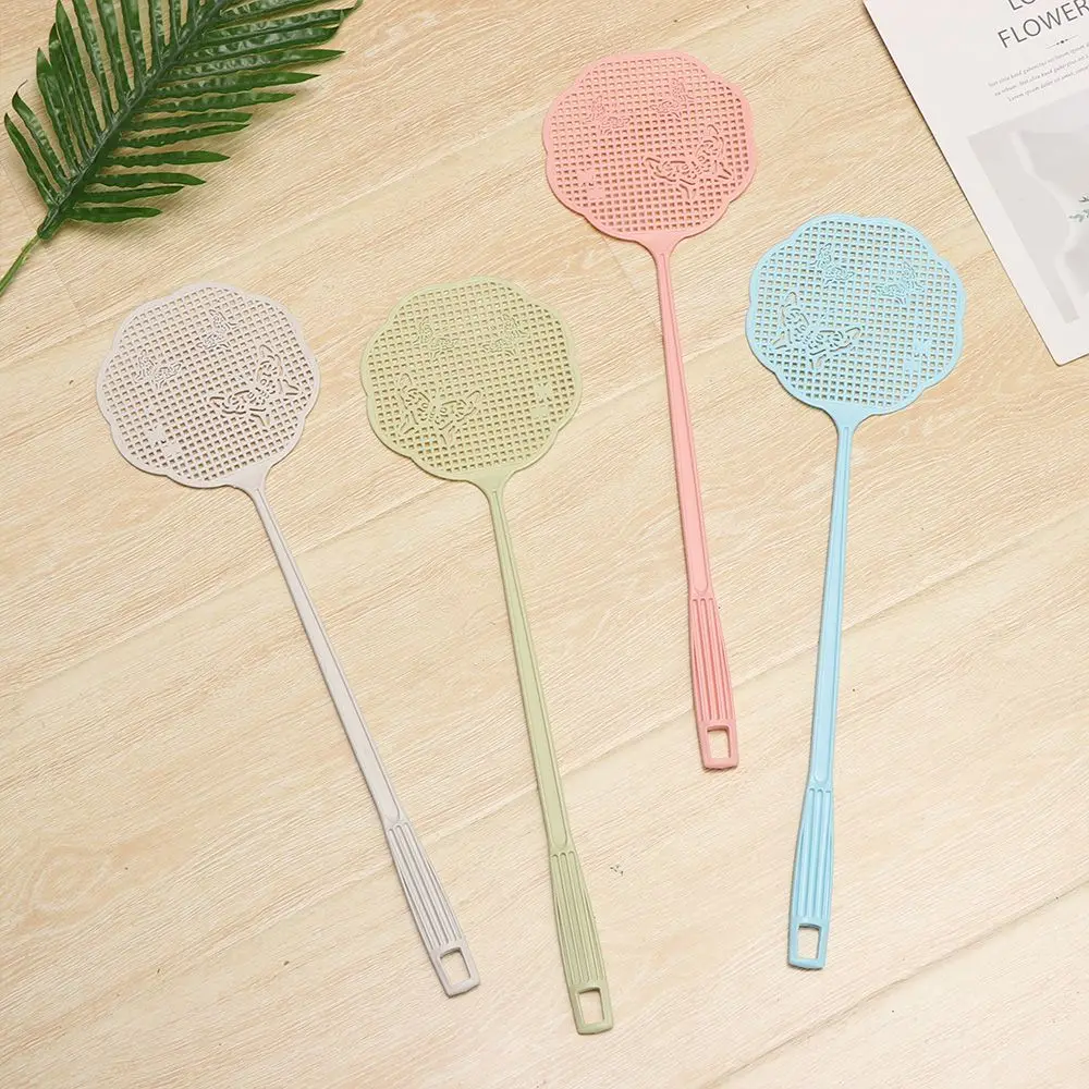 Fly Swatter Insect Killer Mosquito Wasp Long Handle Pest Bat Tool Summer Plastic Insect Mosquito Killer Tool 1PC