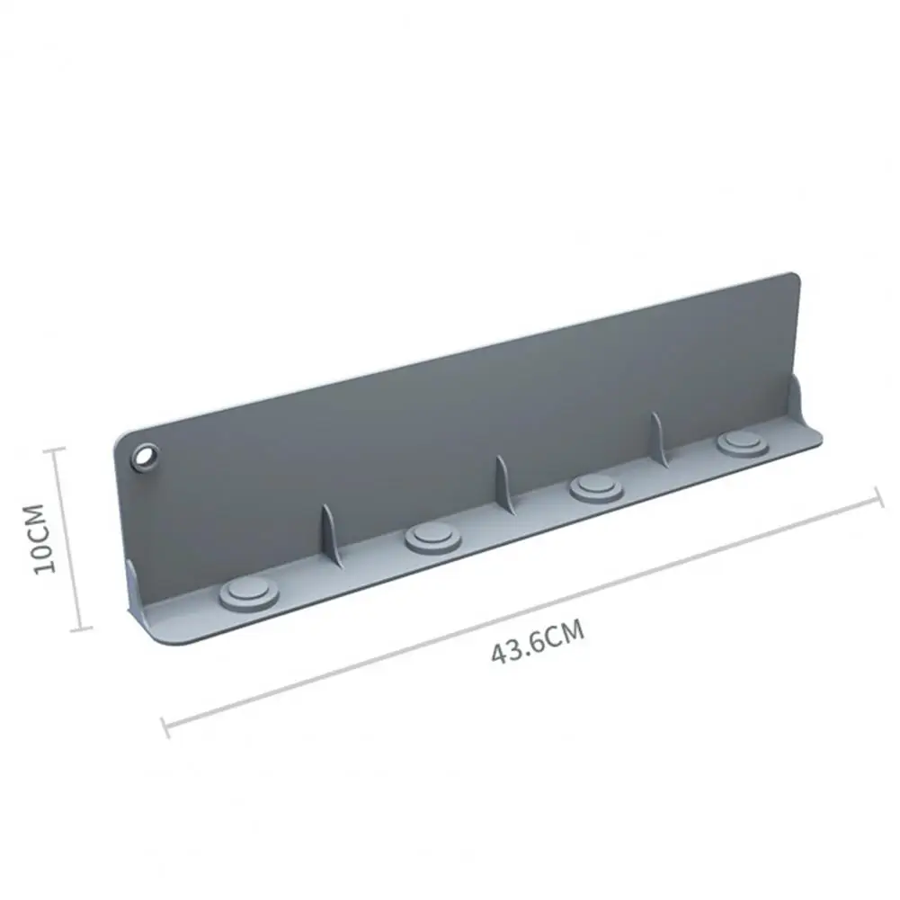 Silicone Sink Splash Guard Pressure Adsorption Slope Design Soft Suction Cup Splash Guard for Water Tank Water Blocking Board