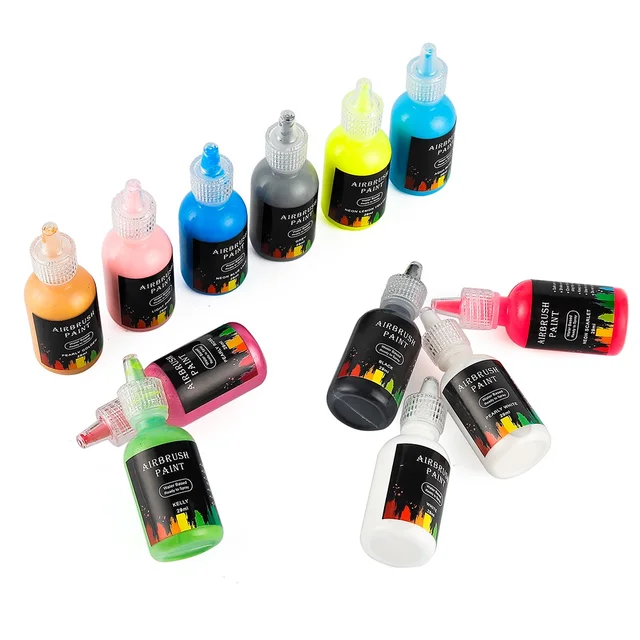 airbrush paint ink  DIY nail art inks for spray art on AliExpress