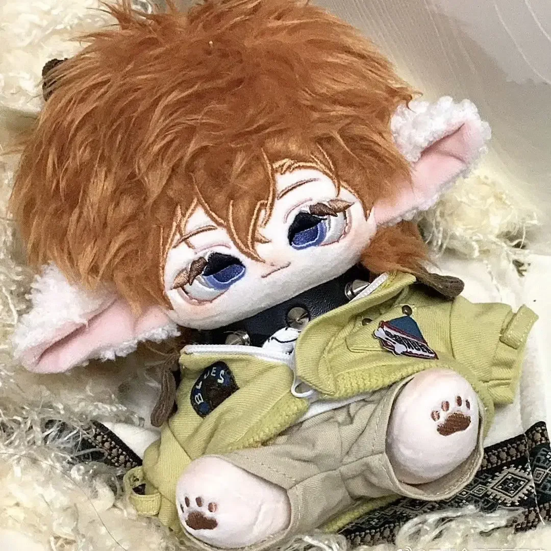 

Накахара чууя аниме милое ухо монстра плюшевое хлопковое Кукольное тело мультфильм Плюшевый подарок для косплея 20 см