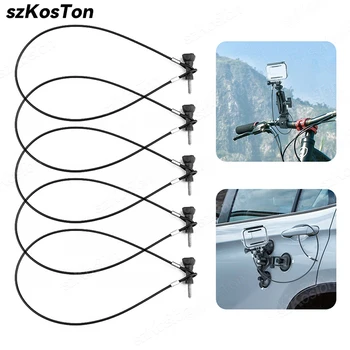 Câble métallique Anti-perte, corde de sécurité pour GoPro 13 12 11 10 9 8 7 SJCAM AKASO Insta360 X5 X4 X3 DJI Osmo Action 5 4 Pocket 3, accessoire 1