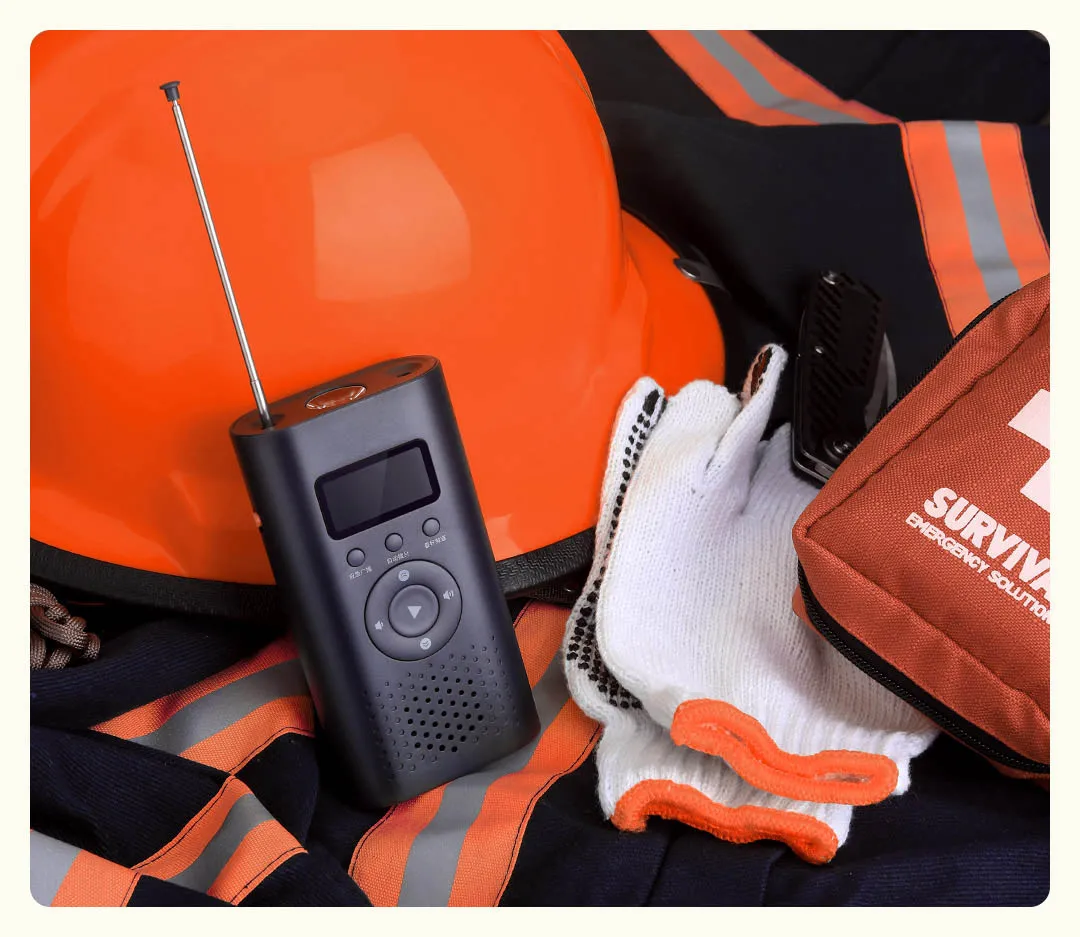 NexTool 6 In 1 Emergency Radio Hand Crank Portable Weather Radio with 4500mAh Power Bank