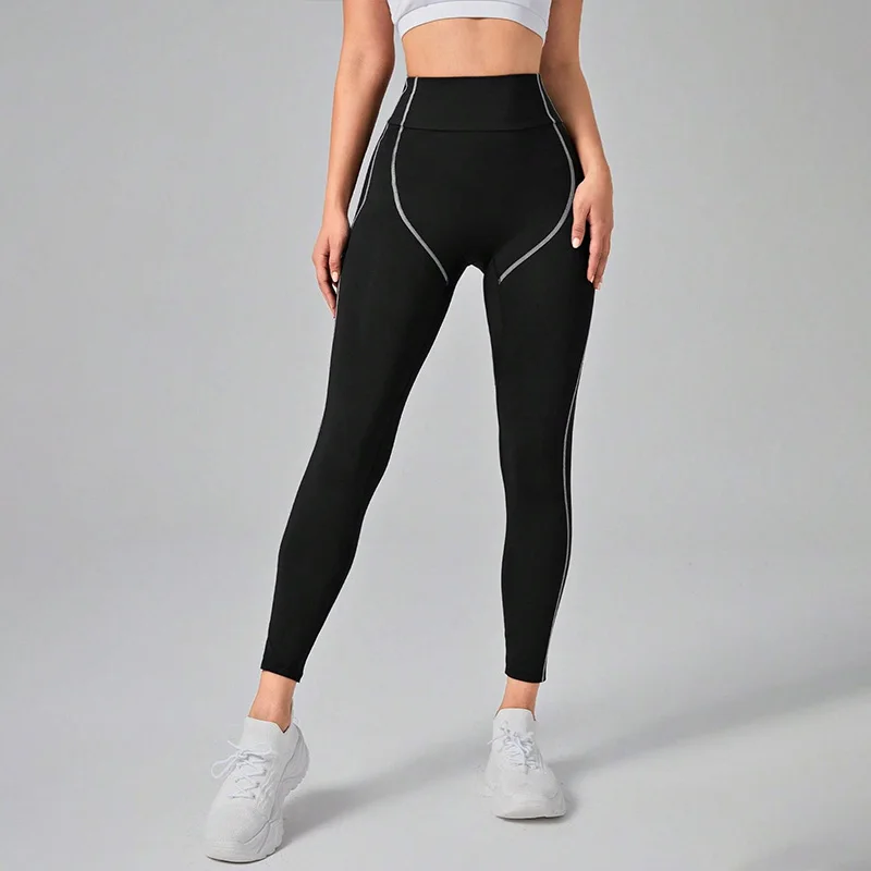 High Waist Yoga Pants Tummy Control Workout Running Yoga Leggings for Women