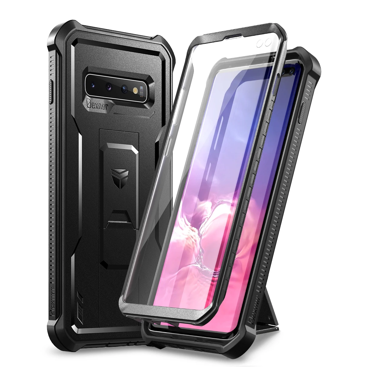 Screen Protector S10 Plus Case With Stand 360° Full Body