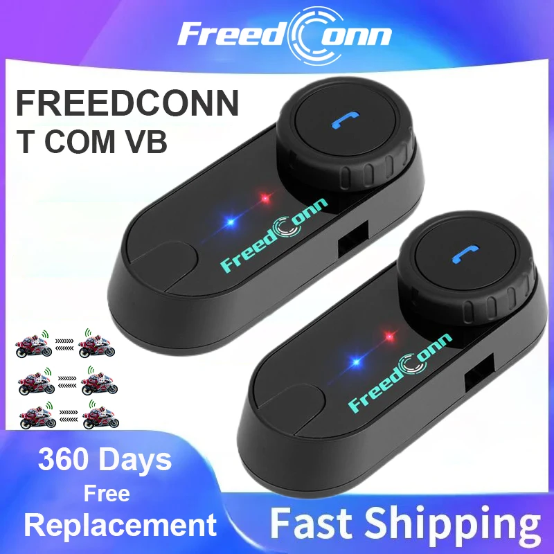 FreedConn Motocycle Helmet Waterproof Wireless Bluetooth Headset TCOM