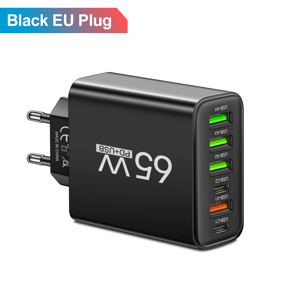 EU Plug Black