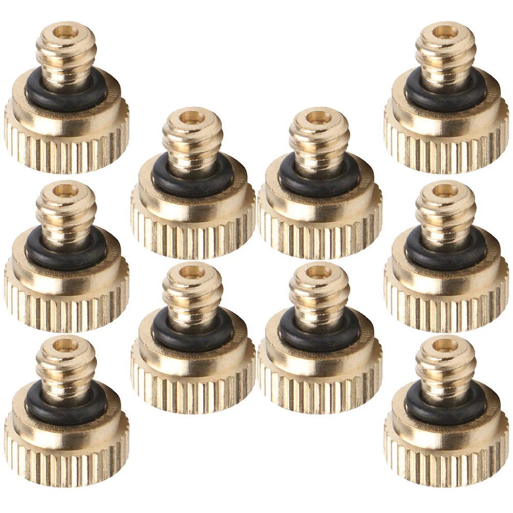 

10Pcs Misting Nozzle Low Pressure Atomizing Misting Sprayer Nozzle Outdoor Cooling System Nozzle