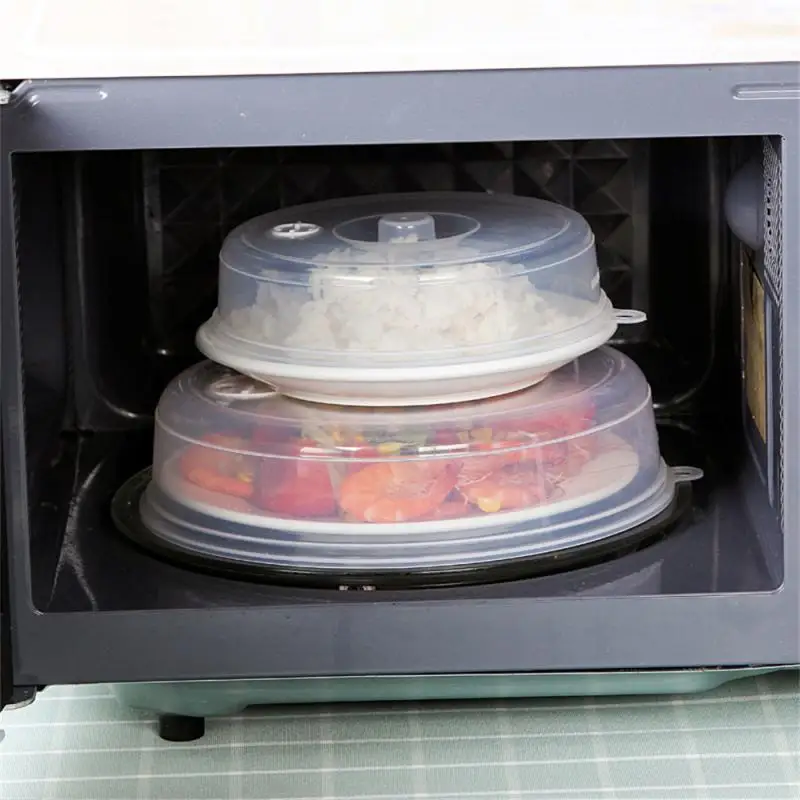 Microwave Splatter Cover Microwave Food Cover Heat-resistant Anti-Sputtering Fresh-keeping Lid