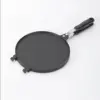 Egg Roll Machine Pancake Pan Crispy Fried Egg Pan Egg Cone Household Non-stick Egg Roll Press Biscuit Baking Tray Baking Mold 6