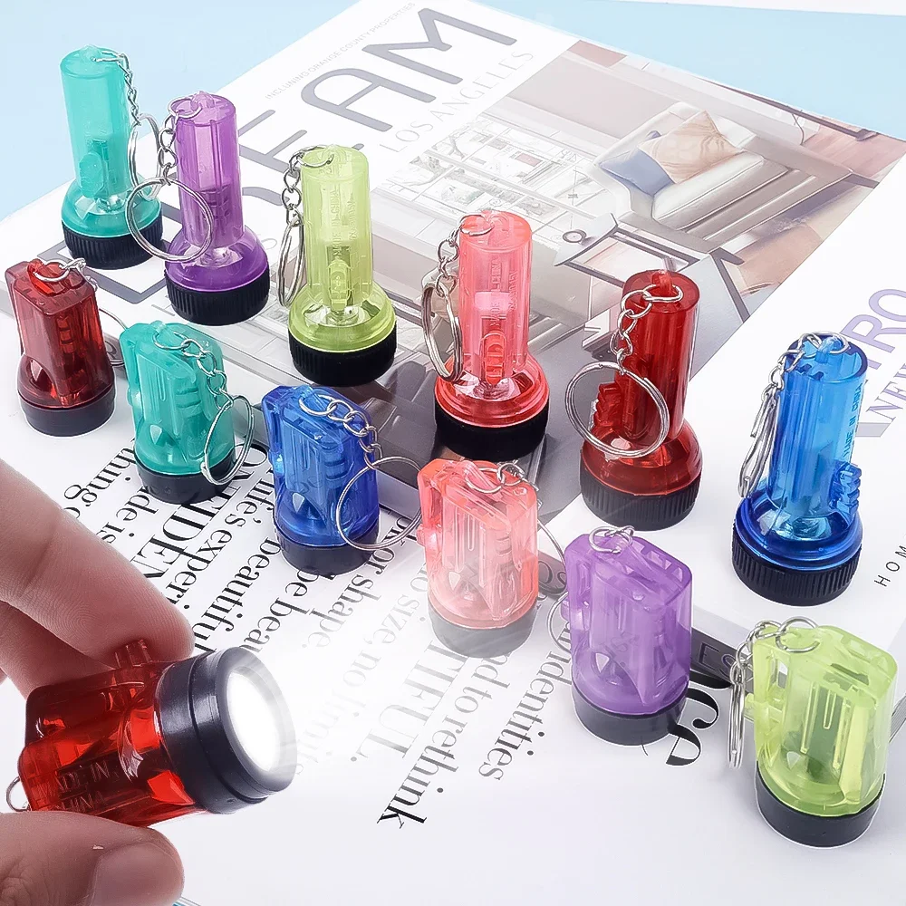 Portable Mini Flashlight with Keychain Ultra-Bright Long-Range Torch Light with Batteries Outdoor Hiking Emergency Pocket Lamp Led Flashlight Mini Flashlight Led Flashlights Mini Led Flashlight Led Torch Light