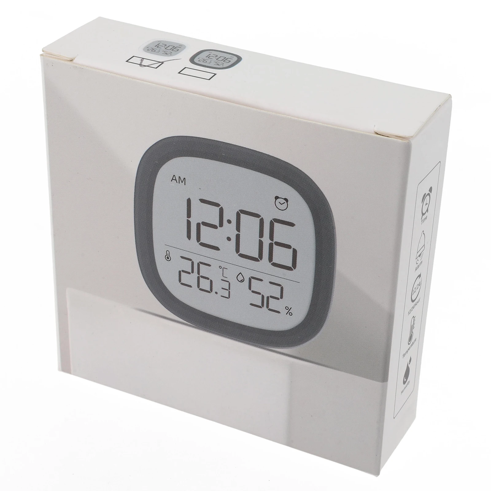 Multifunction Thermometer Hygrometer Desktop Digital Clock Magnetic Alarm Clock Kitchen Timer Loud Alarm