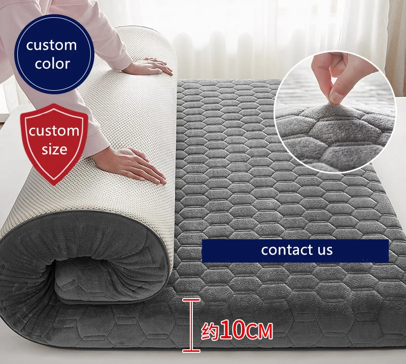 

Dropshipping Customizable Size Mattress Soft Mattress Home Tatami Mat Was The Floor Mat Student ZHA10-12599