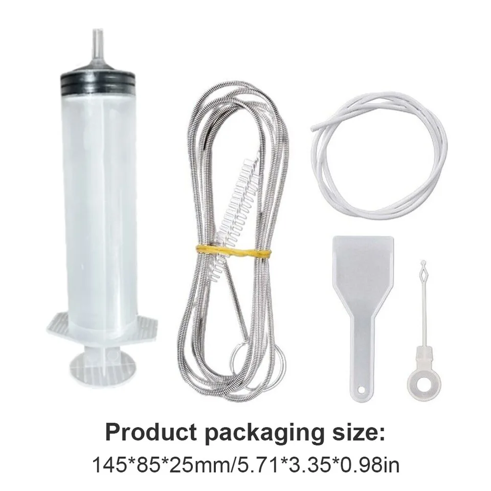 Reusable Refrigeration Drain Clog Removal Tool Kit