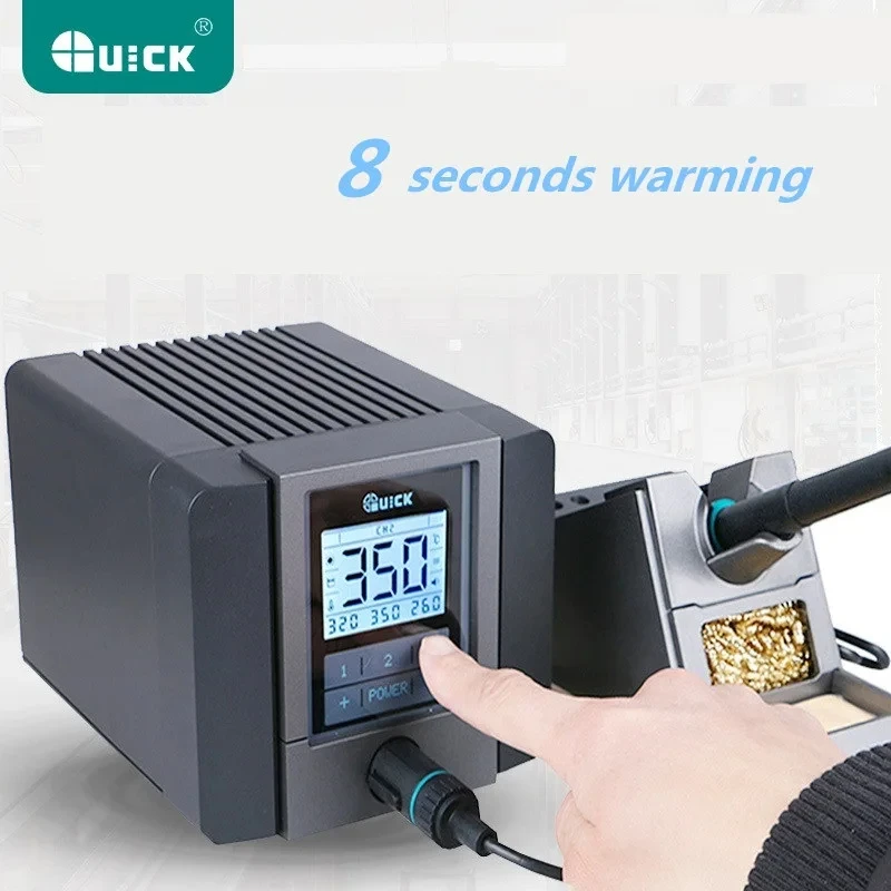 QUICK TS1200A 120W Smart Lead Free Soldering Station Soldering Tool Suitable for Motherboard PCB BGA Soldering Repair Station Tool