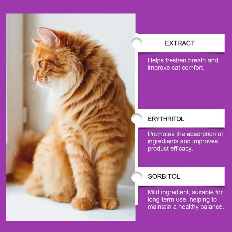 Cat Body Care Dropss For Indoor Cats 15 In 1 Body Care Drops Drops Daily Supplement 60ml For Supports Joint