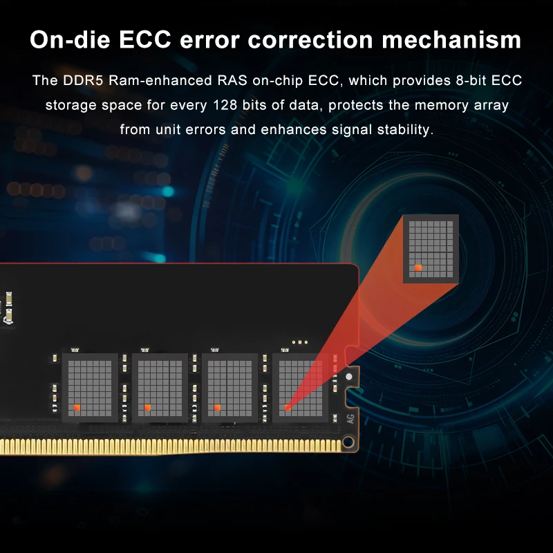 JUHOR Ram DDR5 32GB(16GBX2) 6000MHz 6400MHz DDR5 6400MHz Desktop