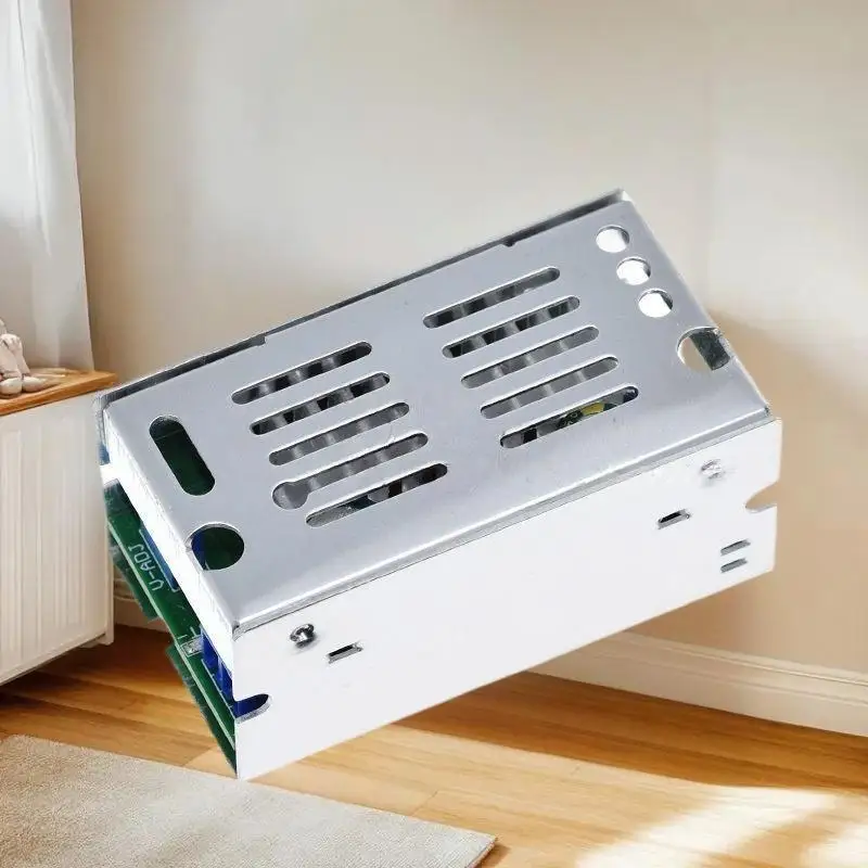 1개의 6V-55V 알루미늄 케이스 10A 충전기, 스텝 업 전압 전원 공급 장치, DC-DC 부스트 컨버터 최대 200W
