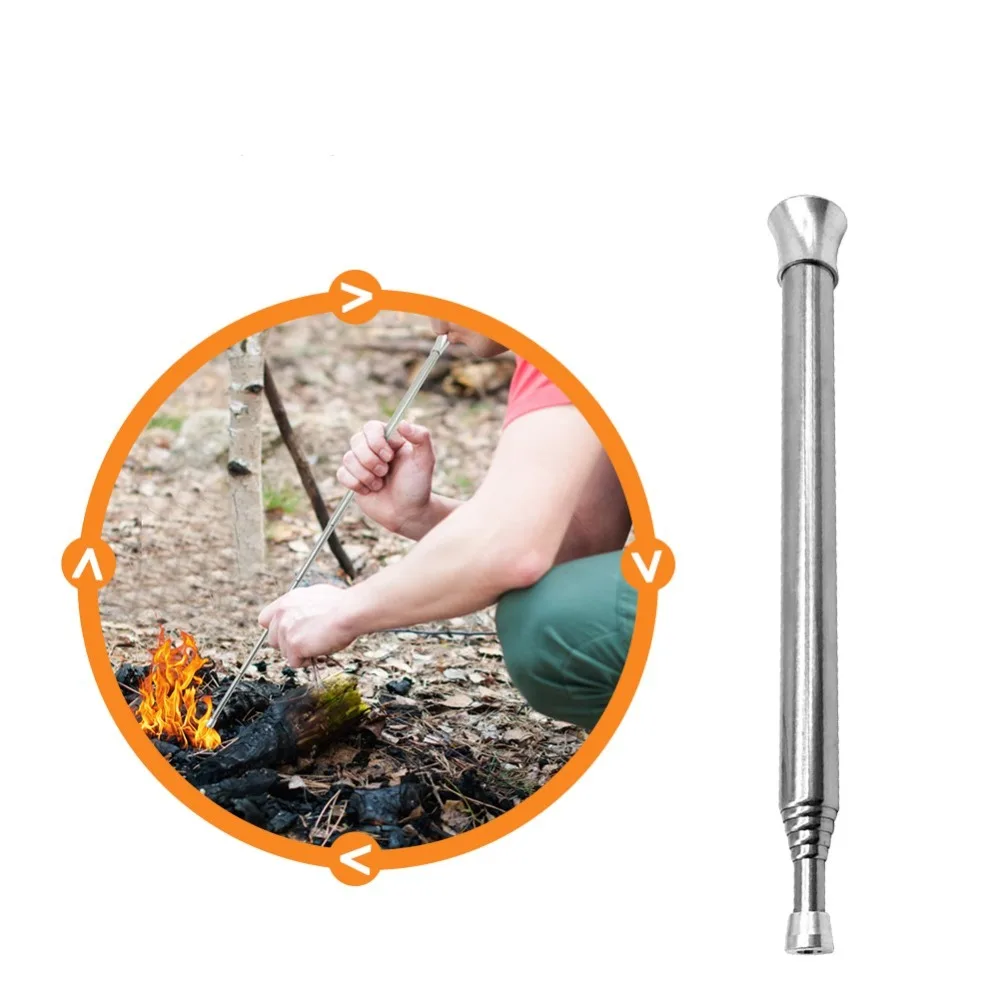 

Outdoor hair dryer, fire hose, foldable and efficient garden camping equipment, hair dryer, fire rod, portable survival tool