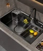 Multifunctional kitchen Sink Large Capacity Stainless Steel Single Bowl Thickened Handmade Vegetable Basin Multiple Accessories 1