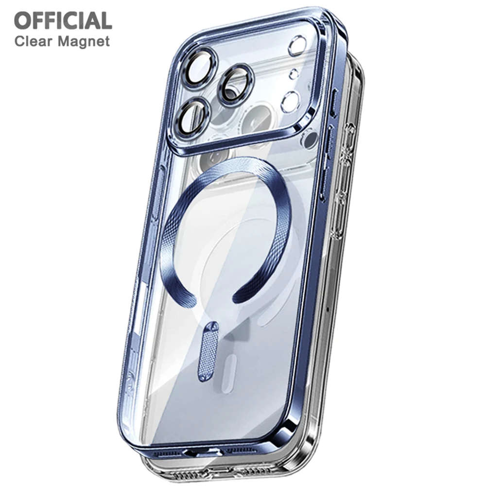 Premium Magnet-Plated Magsafe-Ready Protective Case with Full Camera Coverage