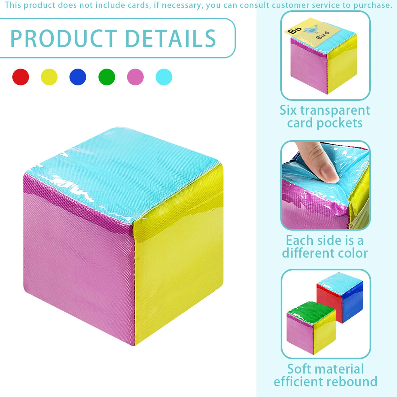 10cm Soft Pocket Dice Dice Set for Role Playing
