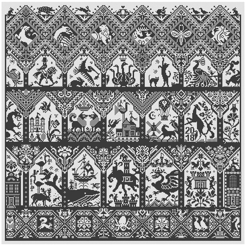 Counted Cross Stitch Kits Embroidered Home Decoration Patterns