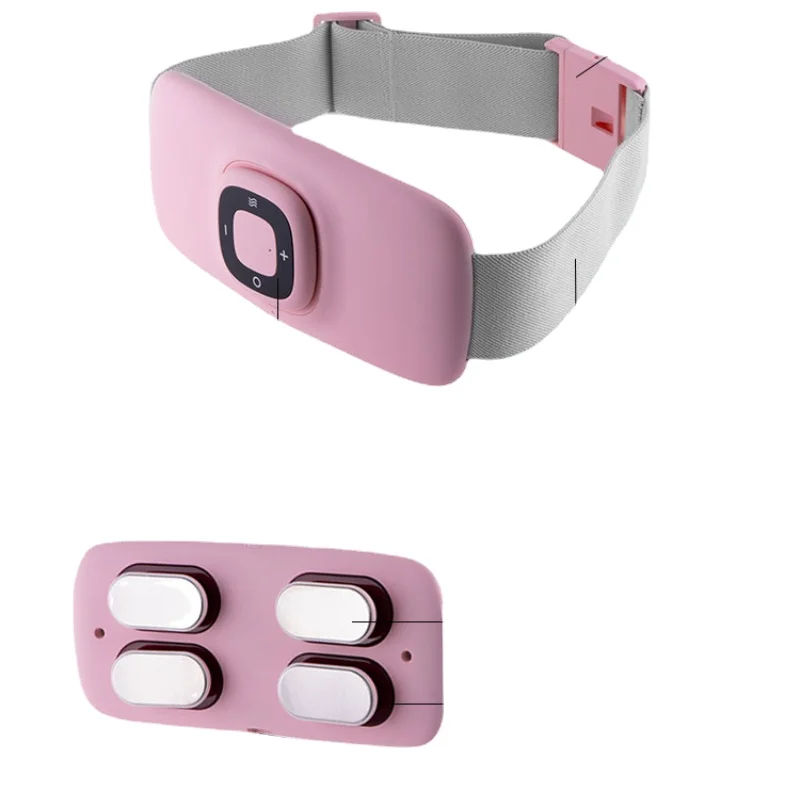 

Low frequency pulse heating infrared light pain relief abdominal and back waist massage machine