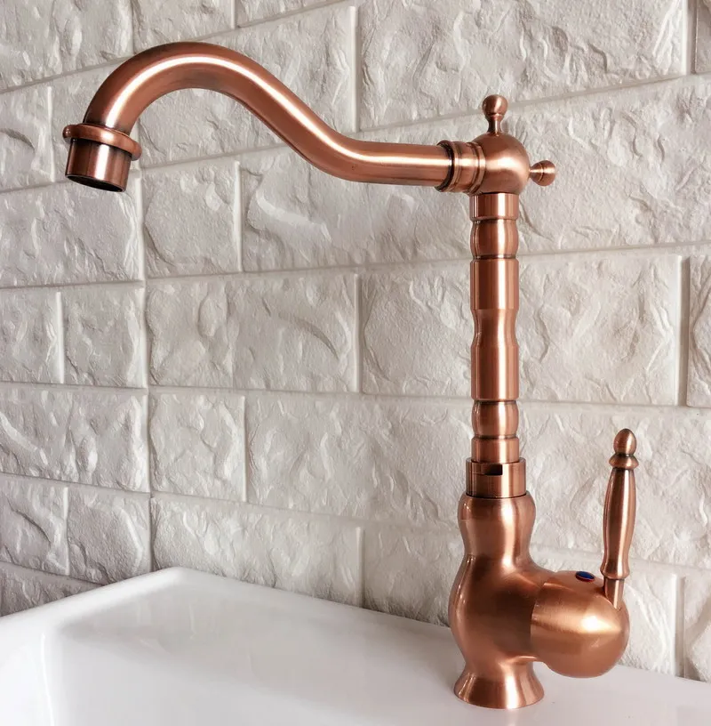 wash-basin-faucet-red-copper-kitchen-bathroom-sink-taps-swivel-spout-single-hole-deck-mount-hot-and-cold-water-tap-2nf407