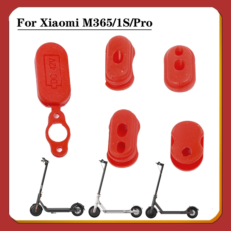 Electric Scooter Charging Port  Silicone Sleeve With Waterproof For Xiaomi M365