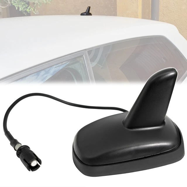 Black Shark Fin Car Roof Mount Antenna Aerial Base Must AM FM With Plug For  VW Golf Mk4 Mk5 Polo Jetta Passat B5 3b T4 Sharan - AliExpress