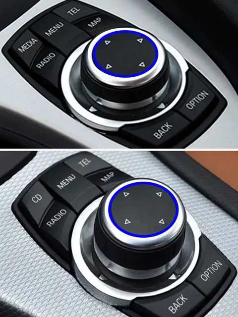 IDrive Multi-Media Knob Bergkristallabdeckung Für BMW 5er 2010-13