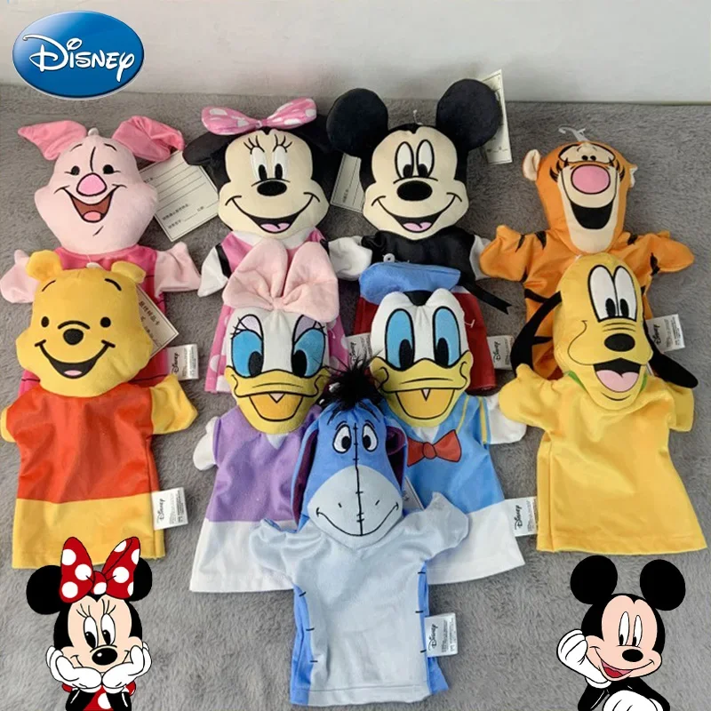 Disney Mickey Mouse Stuffed Animals Toys Hand Finger Story Puppet