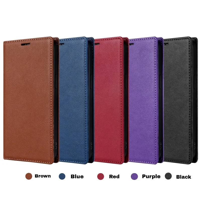 Premium Magnetic Leather Wallet Phone Case with Card Holder