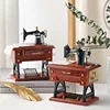 1pcs Mini Sewing Machine Music Box, Music Model Box, Plastic Decorat , Small Gifts for Couple and Friend for Kids Decoration 3