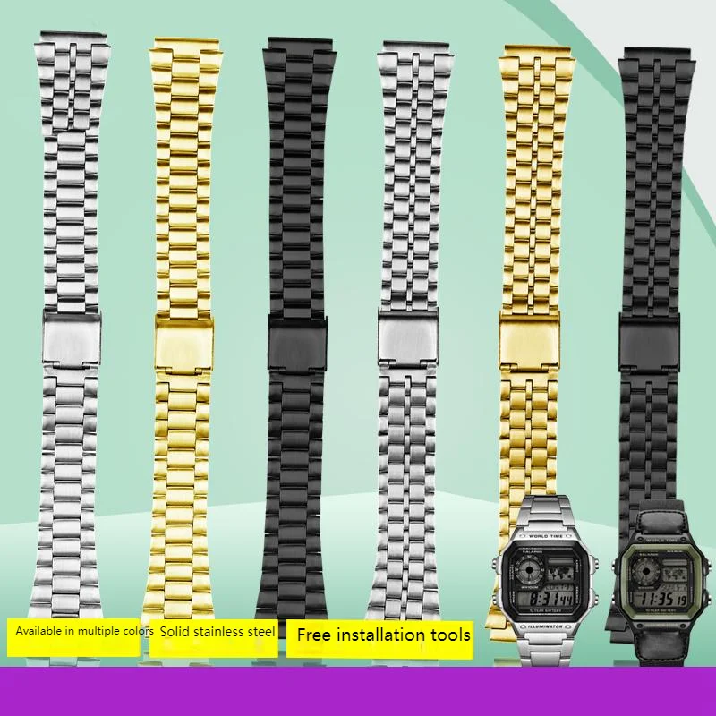 High-quality Stainless Steel Watch Band EQW-A1200DB-1AJF_K0002360