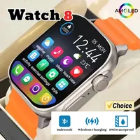 Nouvelle Montre Connectée 2026 Smart Watch 8 Ultra IWO Watch Ultra NFC Smartwatch Série 8 Appel Bluetooth Écran 2,2 Pouces Montre de Fitness Sans Fil 1