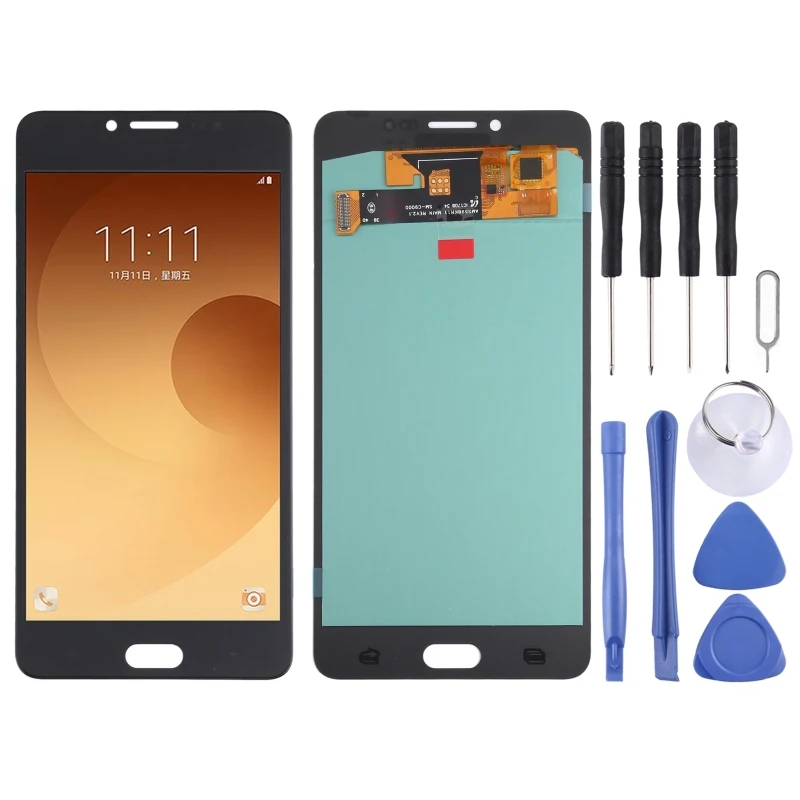 

OLED Material LCD Screen and Digitizer Full Assembly for Samsung Galaxy C9 Pro SM-C9000/C900