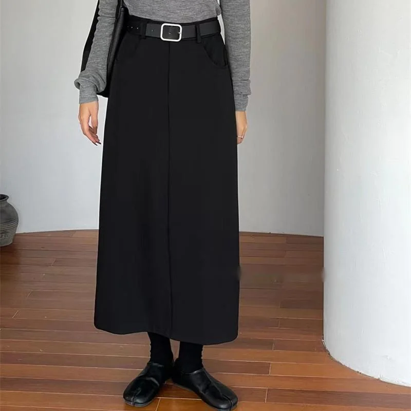 

Womens High Waisted Basic Casual Elegant Vintage Harajuku Comfortable Daily All-match Streetwear Chic All-match Daily Skirts