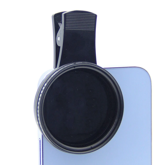 52Mm Phone ND Filter ND2 To ND400 Clip-On Variable Neutral Density Filter For Phone Mobile Smart Phone Camera 2