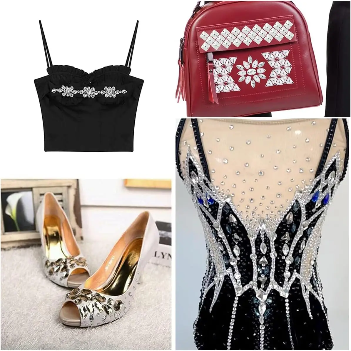 올리야 코스믹 멀티 컬러 최고급 K9 글라스 바느질용 라인스톤 크리스탈 플랫백 바느질 스톤 DIY 의류 장