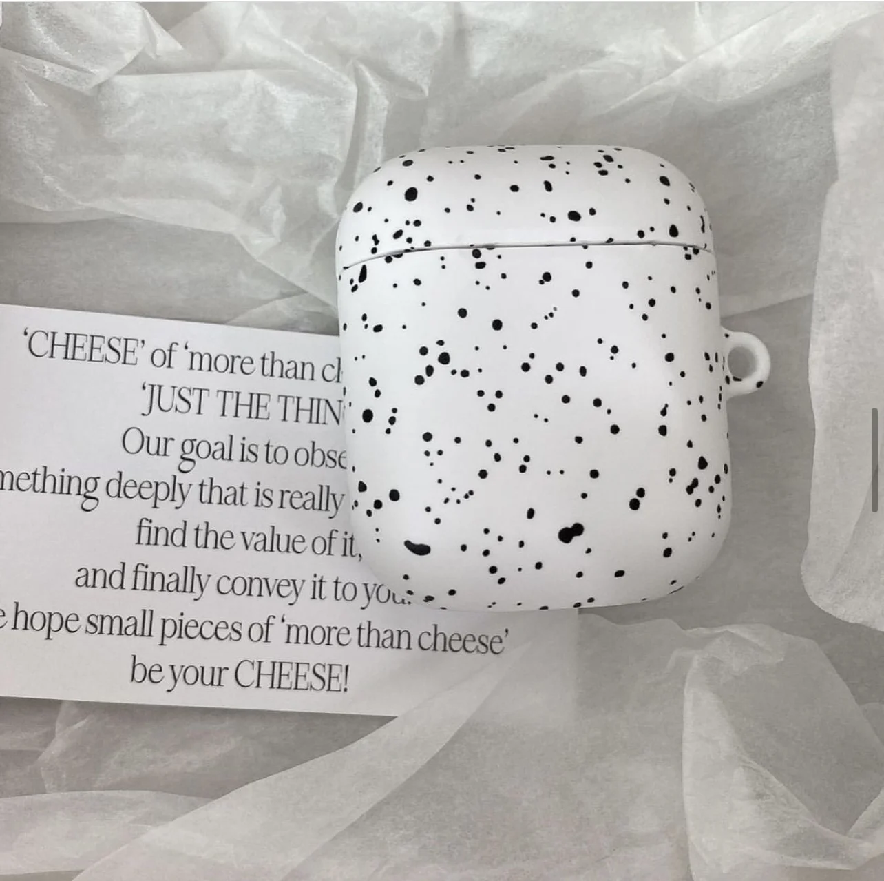 Capa Protetora sem Fio Bluetooth Tinta Respingo Minimalista Ins Niche Airpods Pro Coreano - Image 5