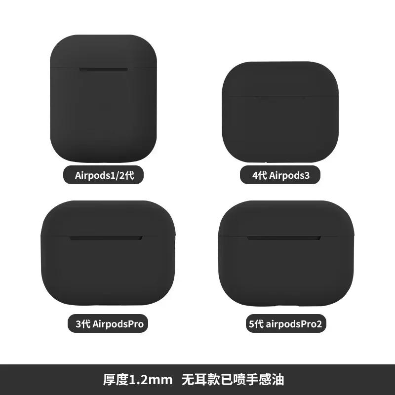 Premium Silicone Protective Case for Apple AirPods - 2024 Edition