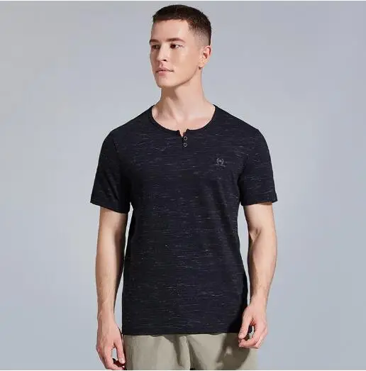 

men's T-shirt cotton loose summer t-shirt round neck short-sleeved men's top