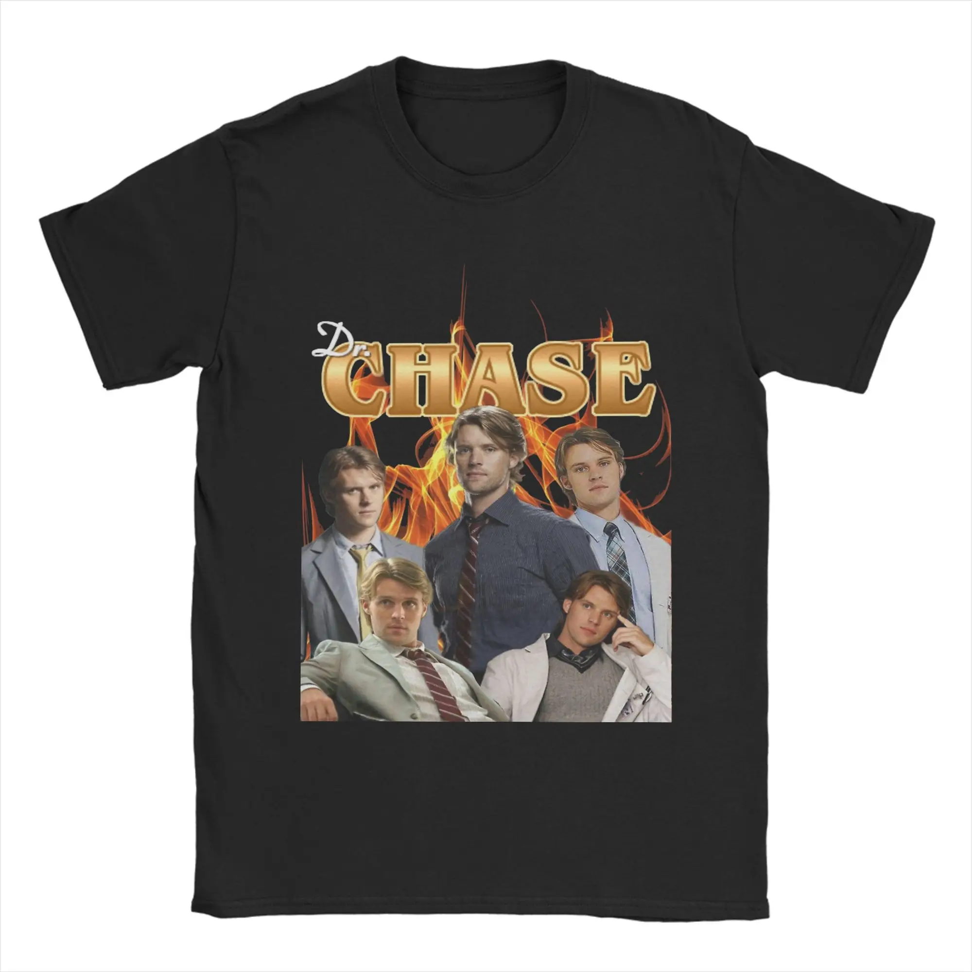 Dr. Robert Chase House MD T-Shirt Herren Mode 100 % Baumwolle T-Shirts Rundhals Kurzarm T-Shirts Plus Size Kleidung